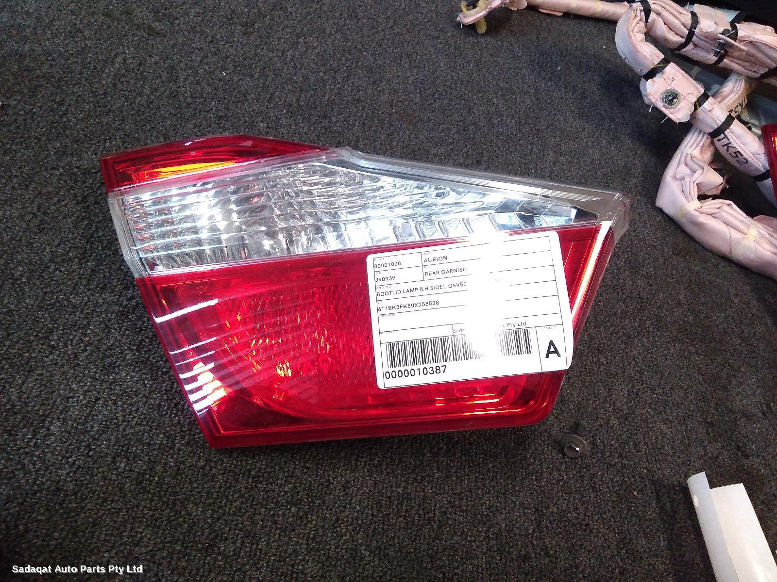 Toyota Aurion Rear Garnish