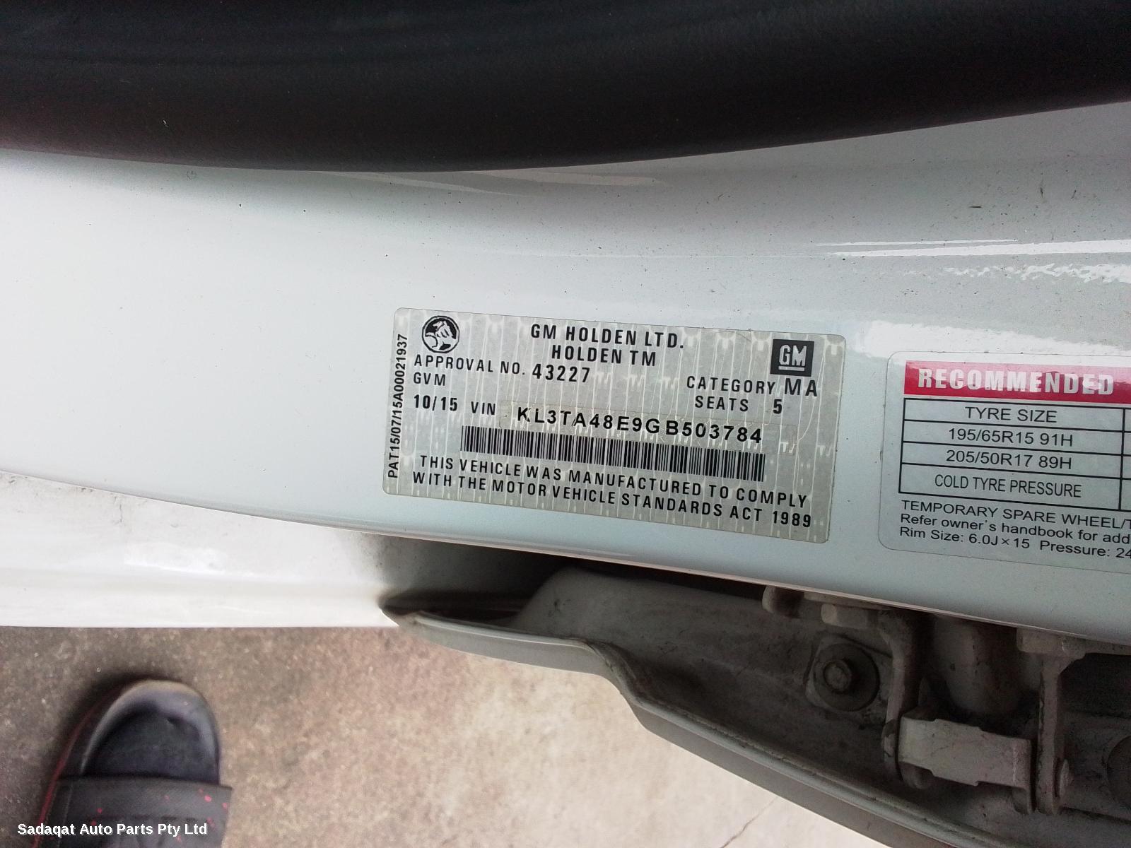 Holden Barina Bootlid/tailgate