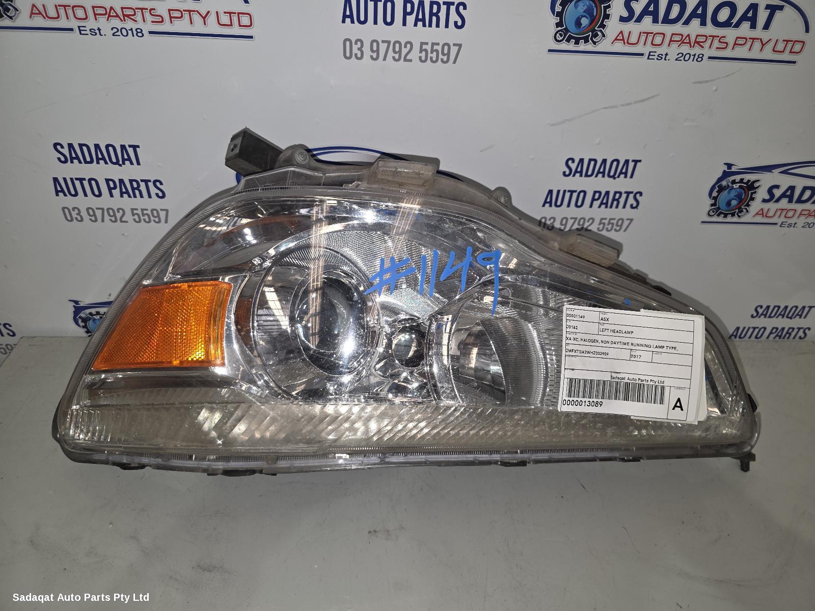 Mitsubishi Asx Left Headlamp
