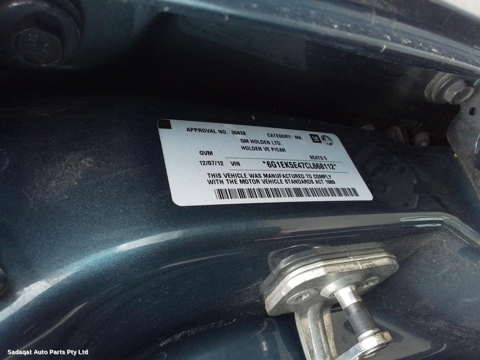 Holden Commodore Right Front Door