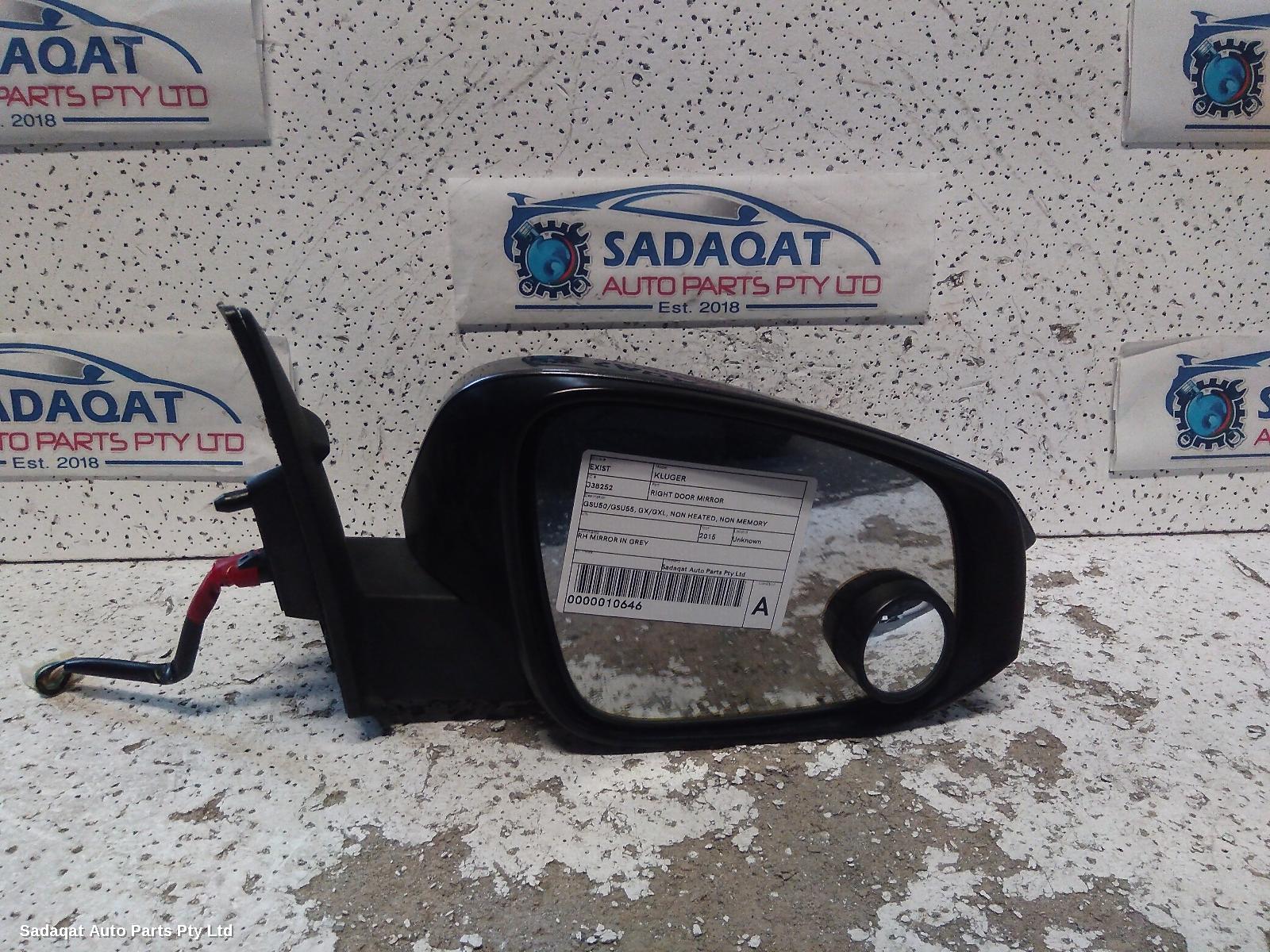 Toyota Kluger Right Door Mirror