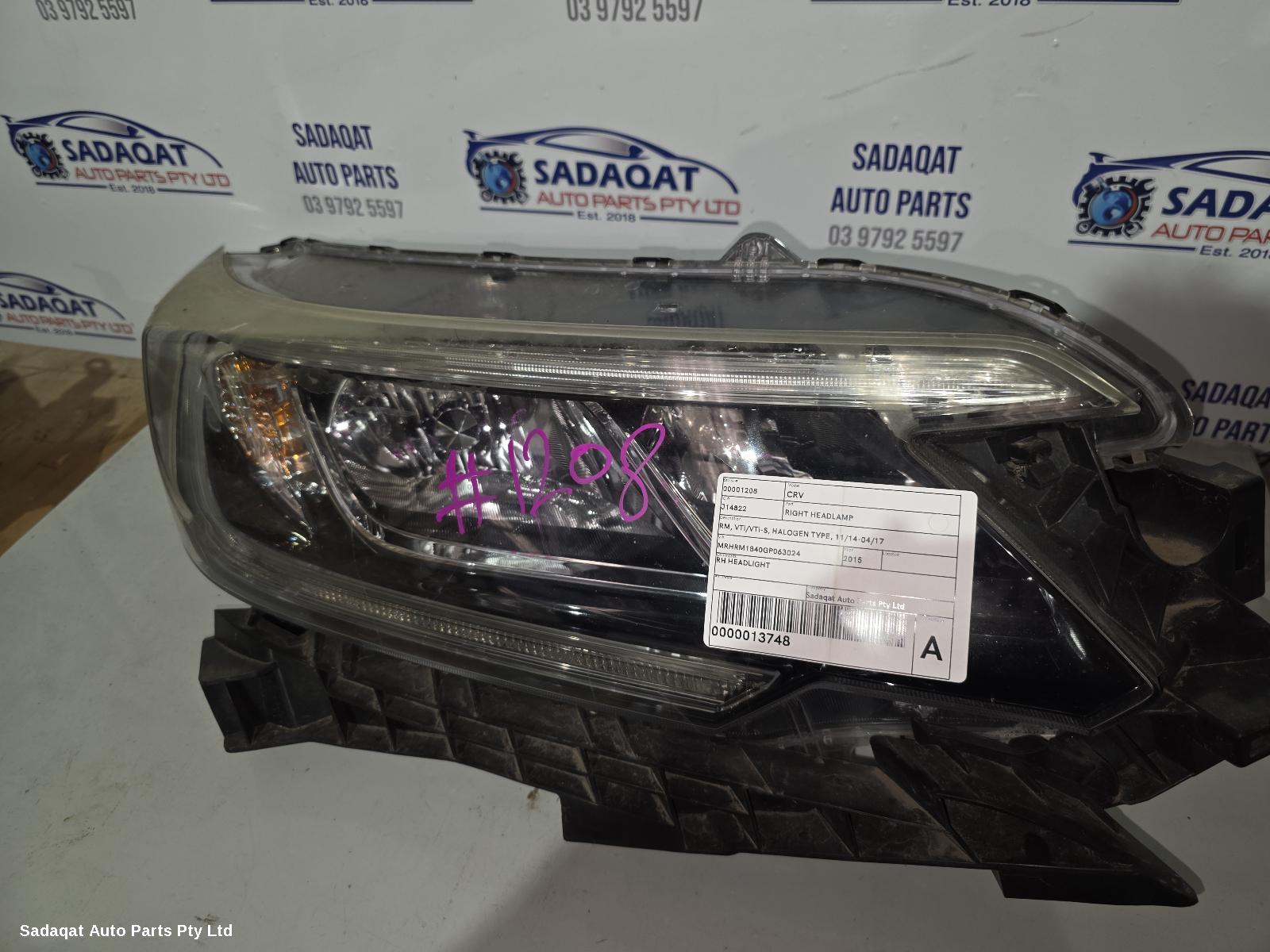 Honda Crv Right Headlamp