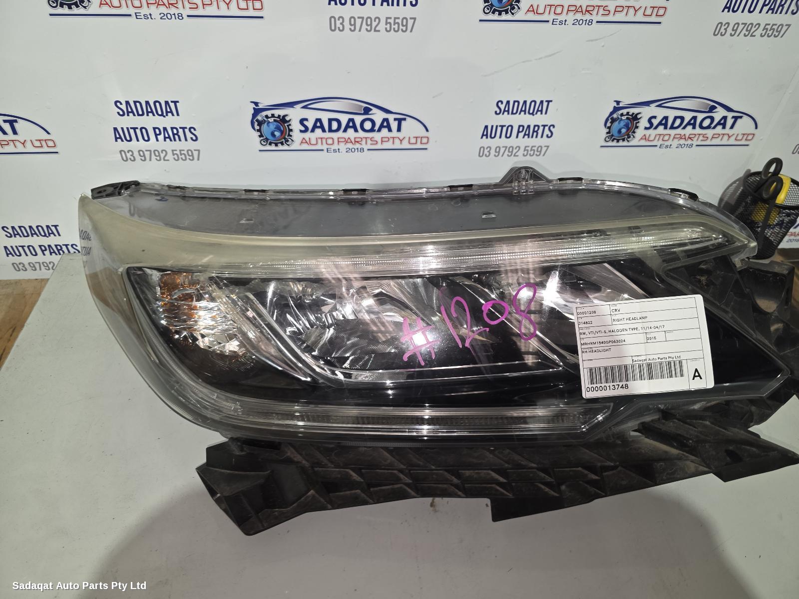 Honda Crv Right Headlamp