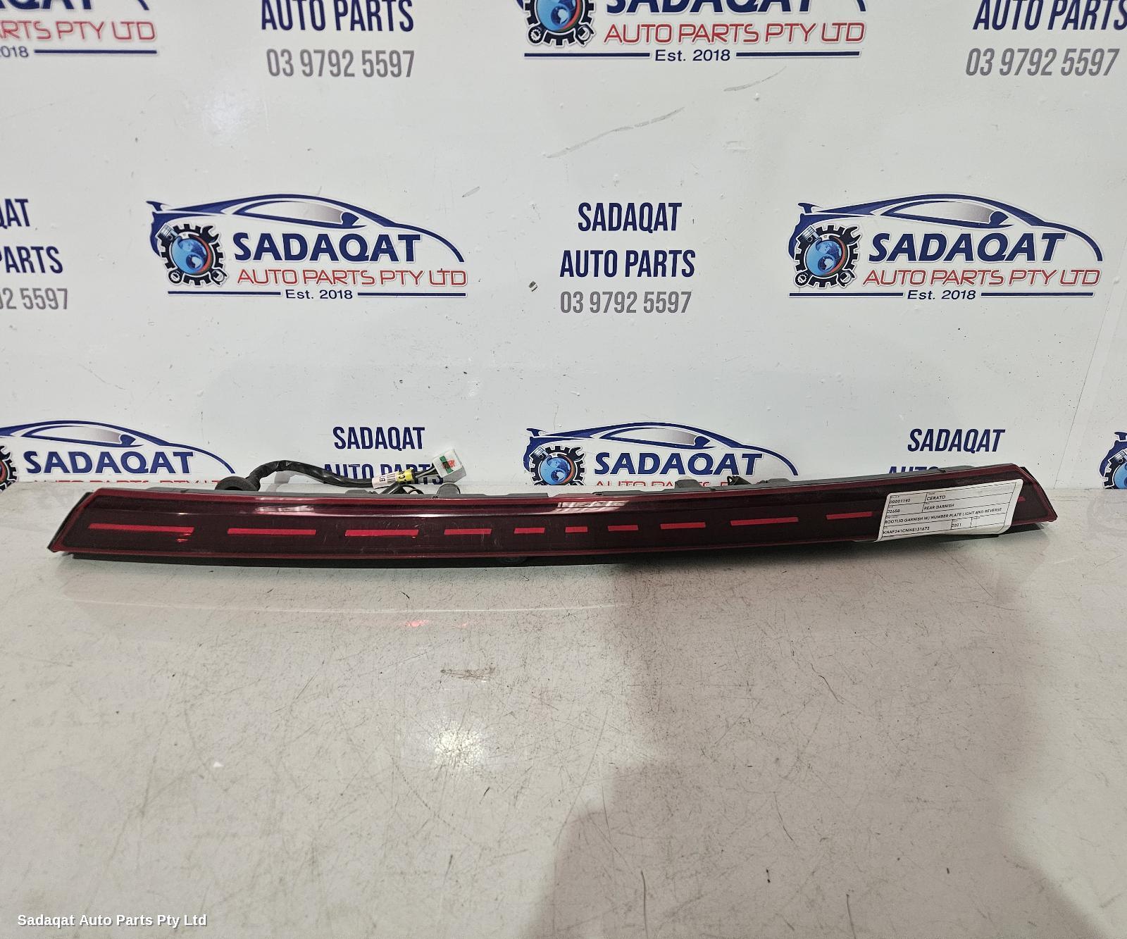 Kia Cerato Rear Garnish