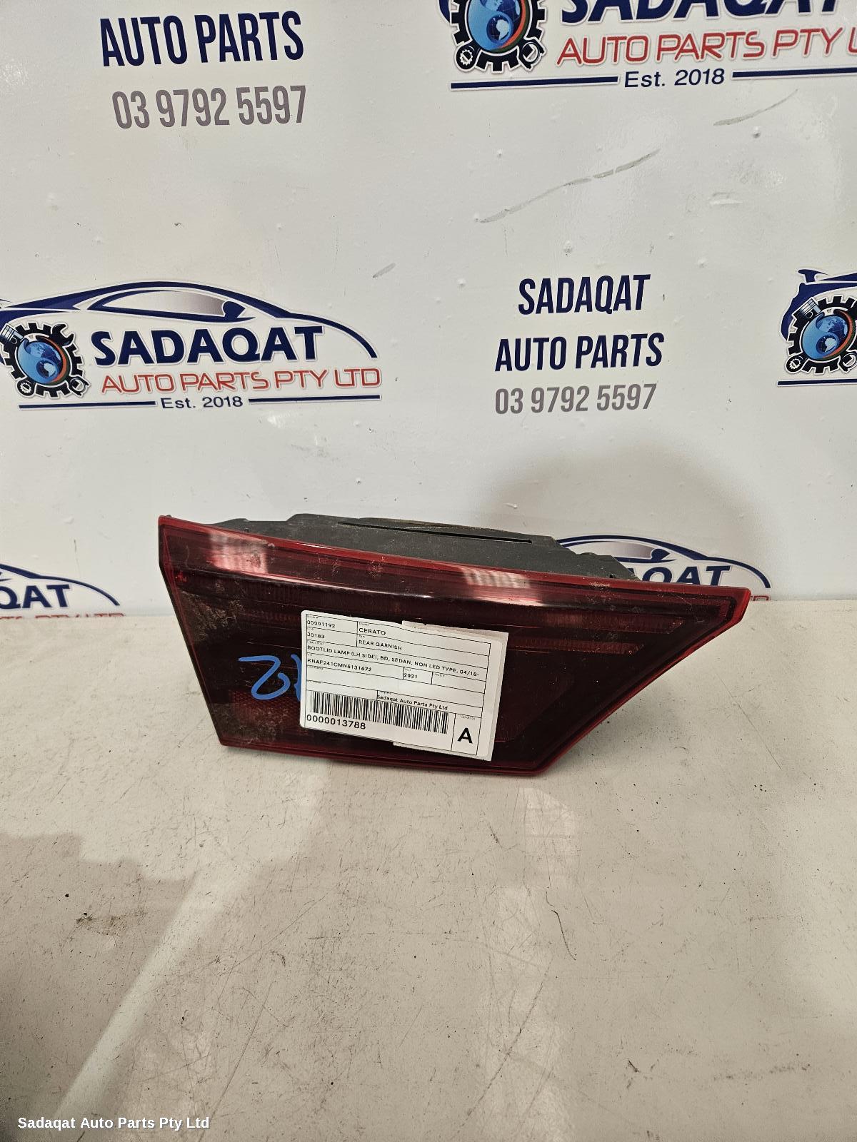 Kia Cerato Rear Garnish