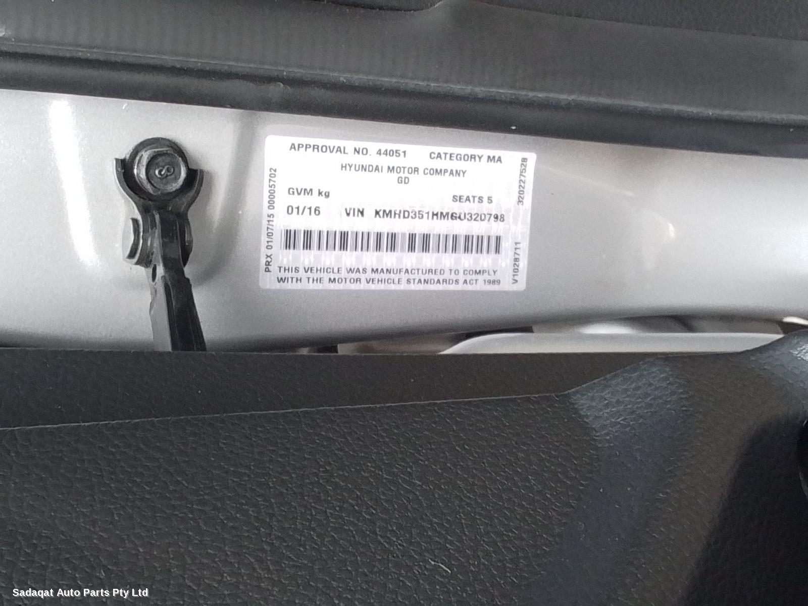 Hyundai I30 Right Door Mirror