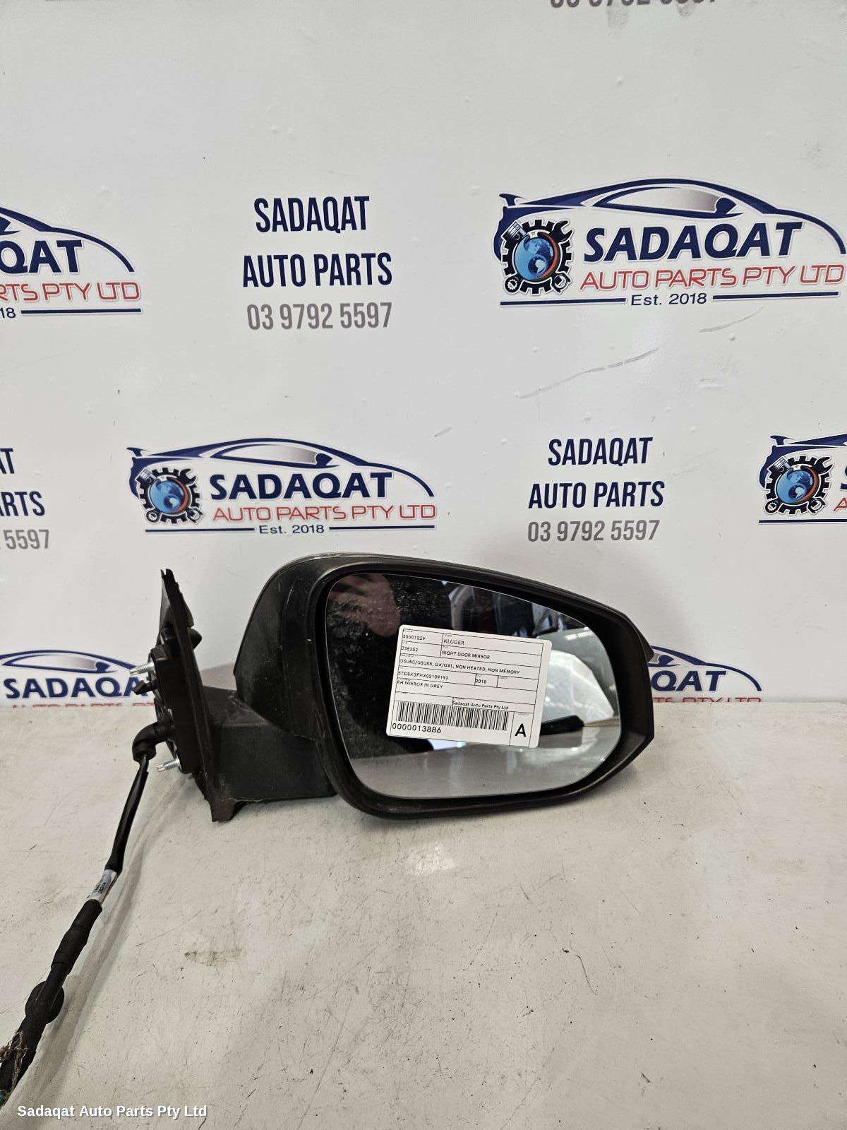 Toyota Kluger Right Door Mirror