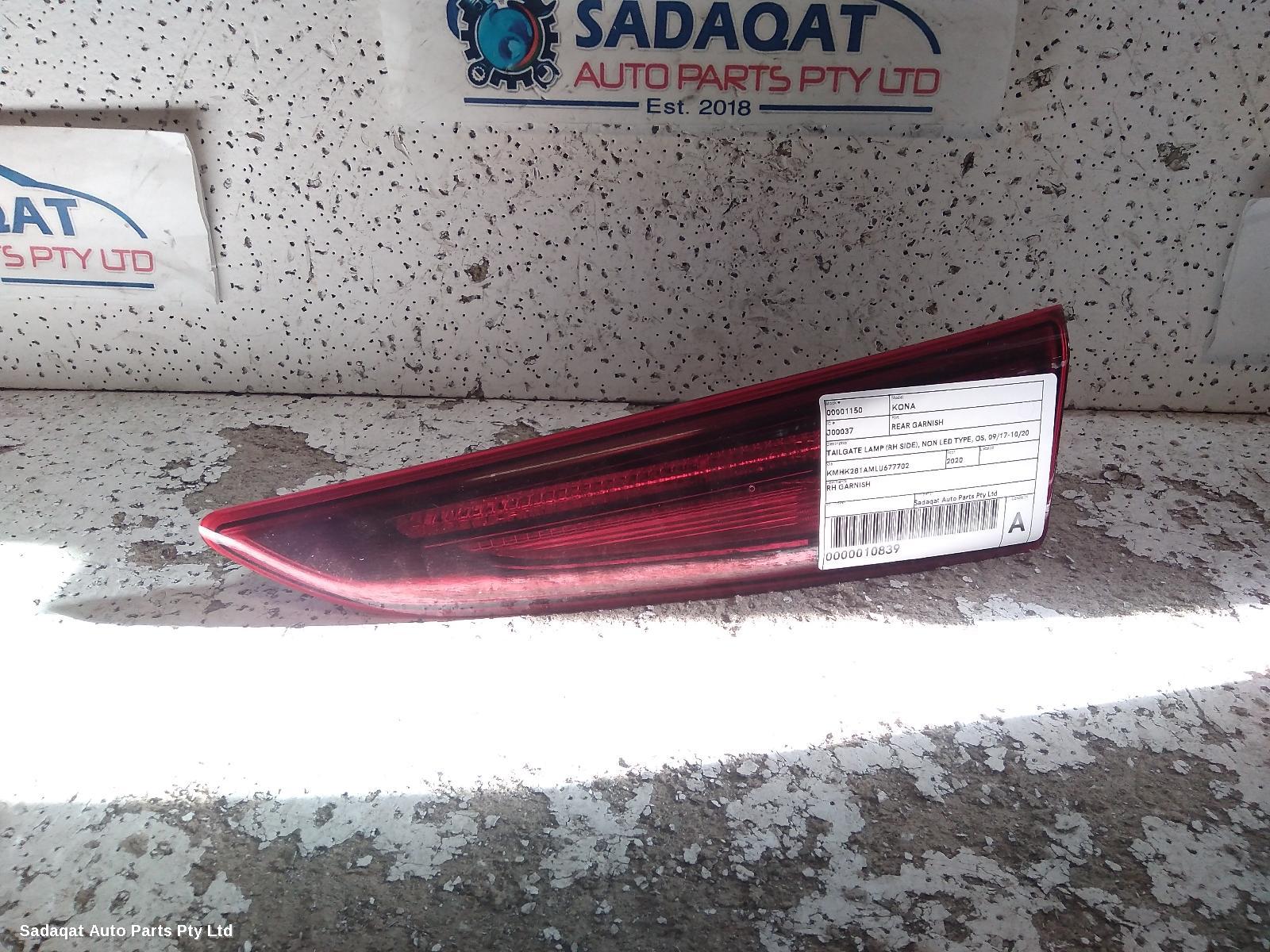 Hyundai Kona Rear Garnish