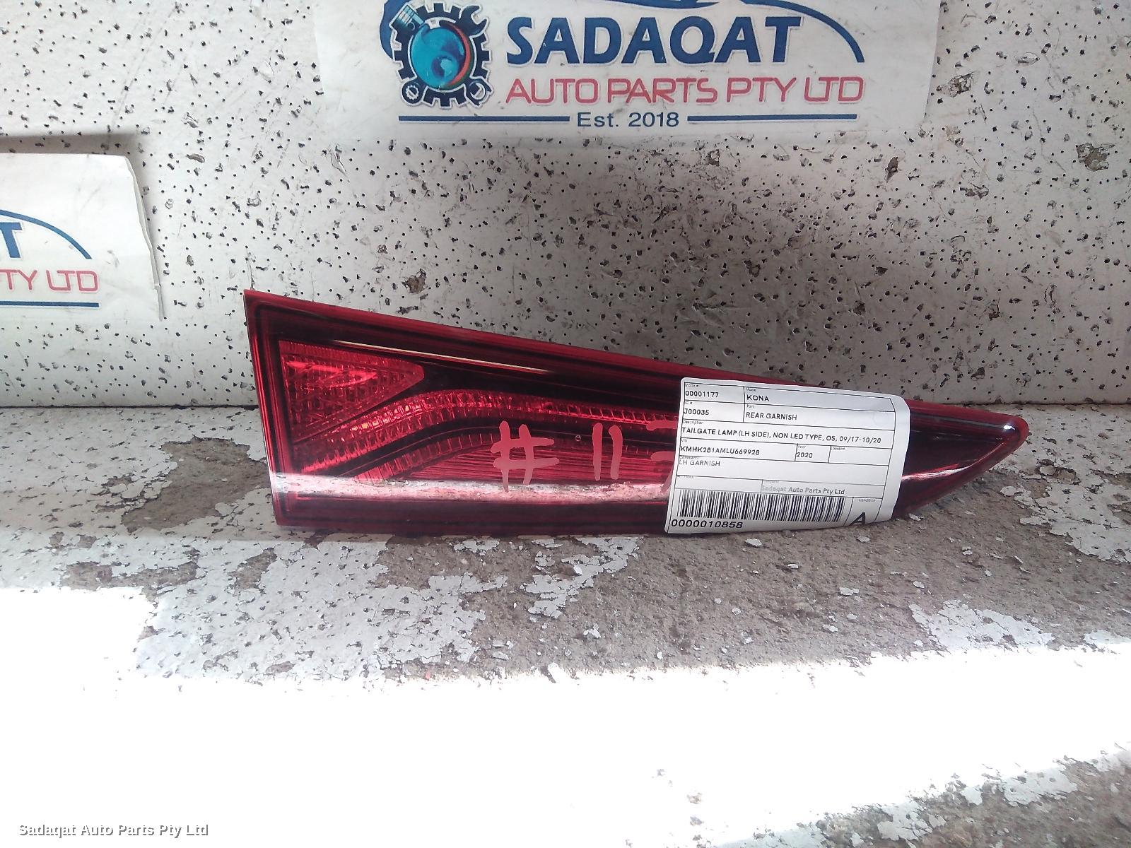 Hyundai Kona Rear Garnish