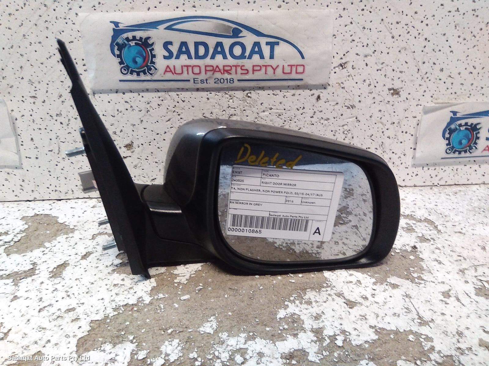 Kia Picanto Right Door Mirror