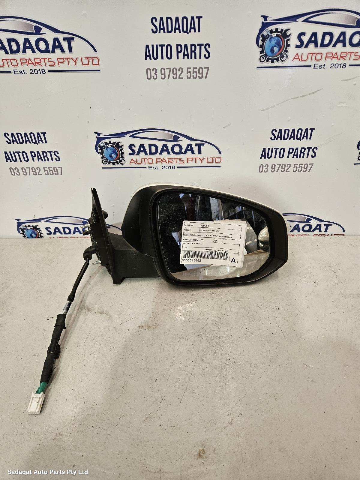 Toyota Kluger Right Door Mirror
