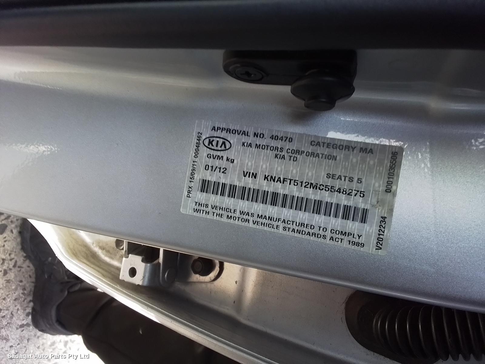 Kia Cerato Left Front Door