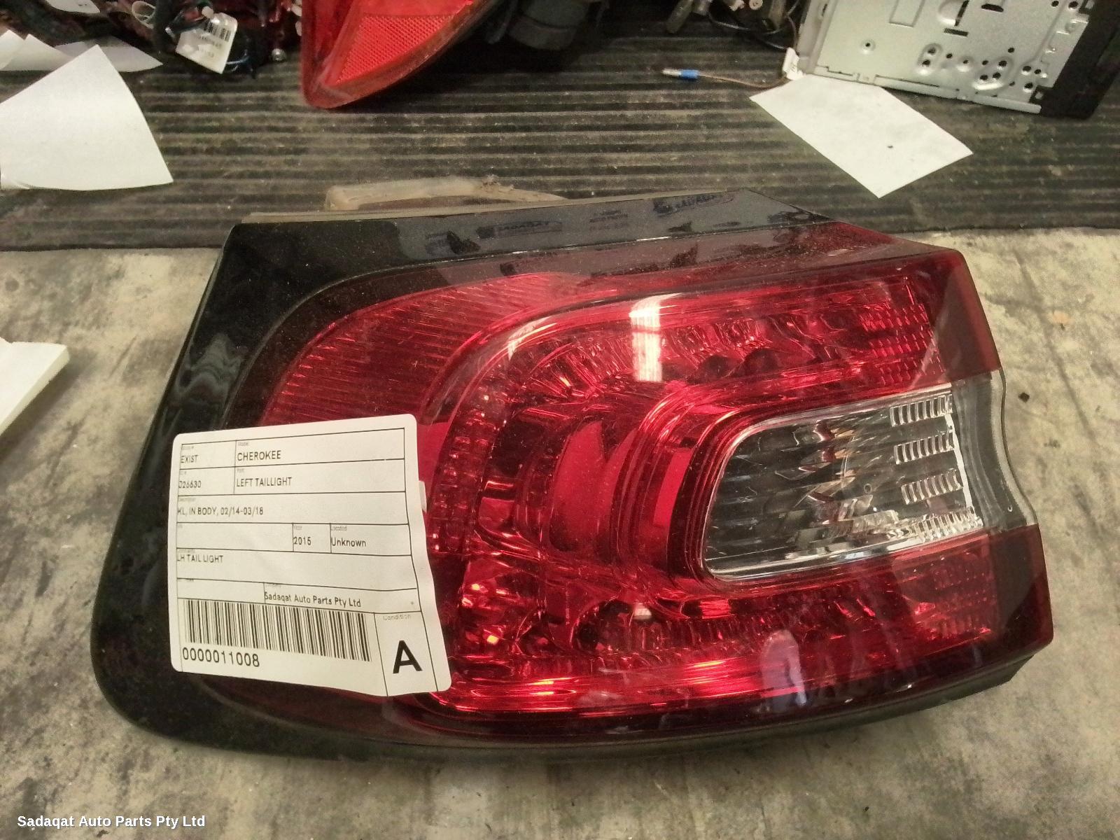 Jeep Cherokee Left Taillight
