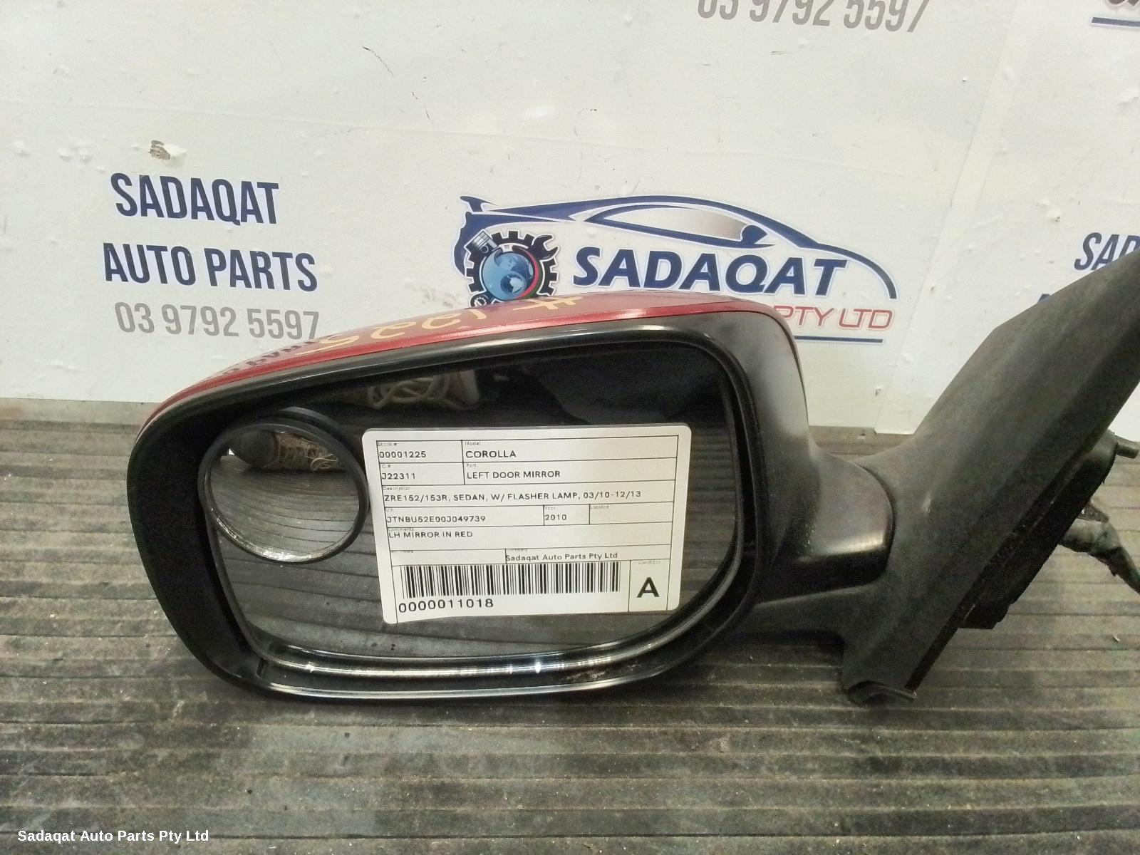 Toyota Corolla Left Door Mirror