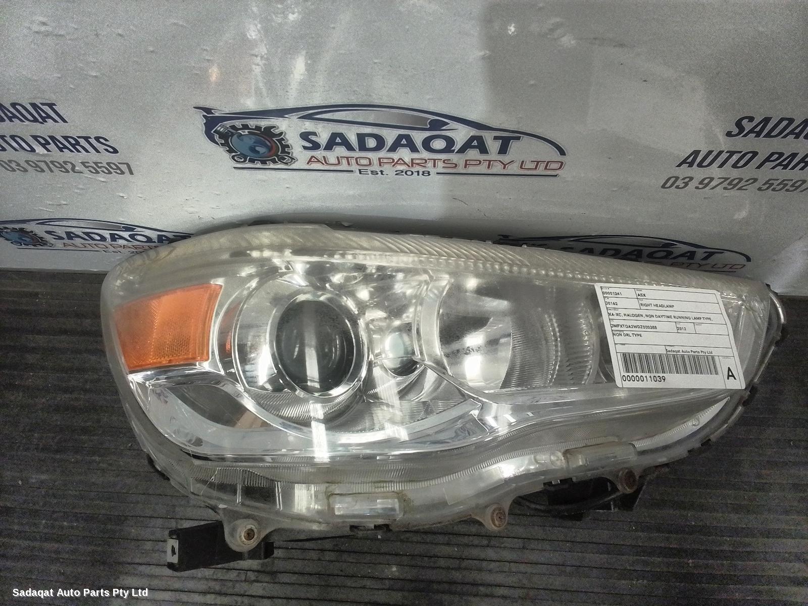 Mitsubishi Asx Right Headlamp