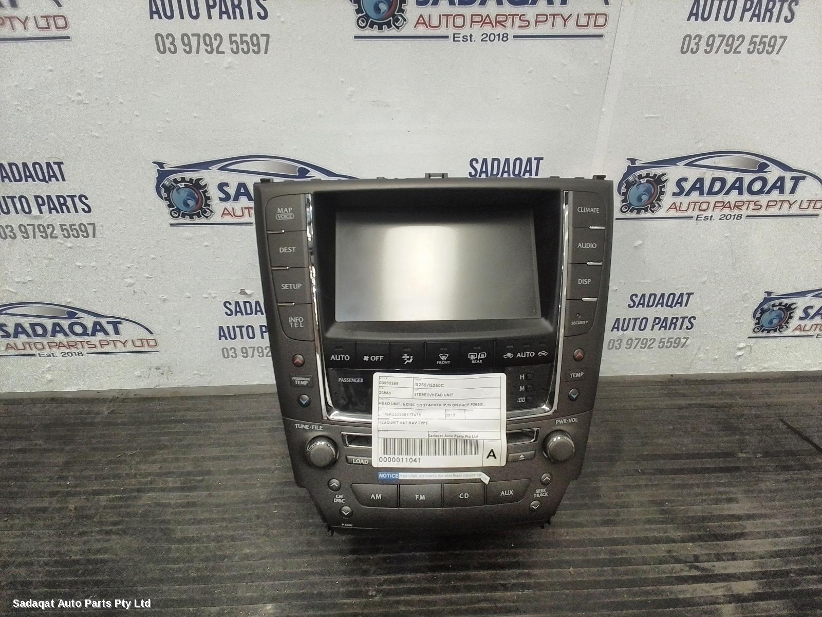 Lexus Is250/is250c Radio/cd/dvd/sat/tv