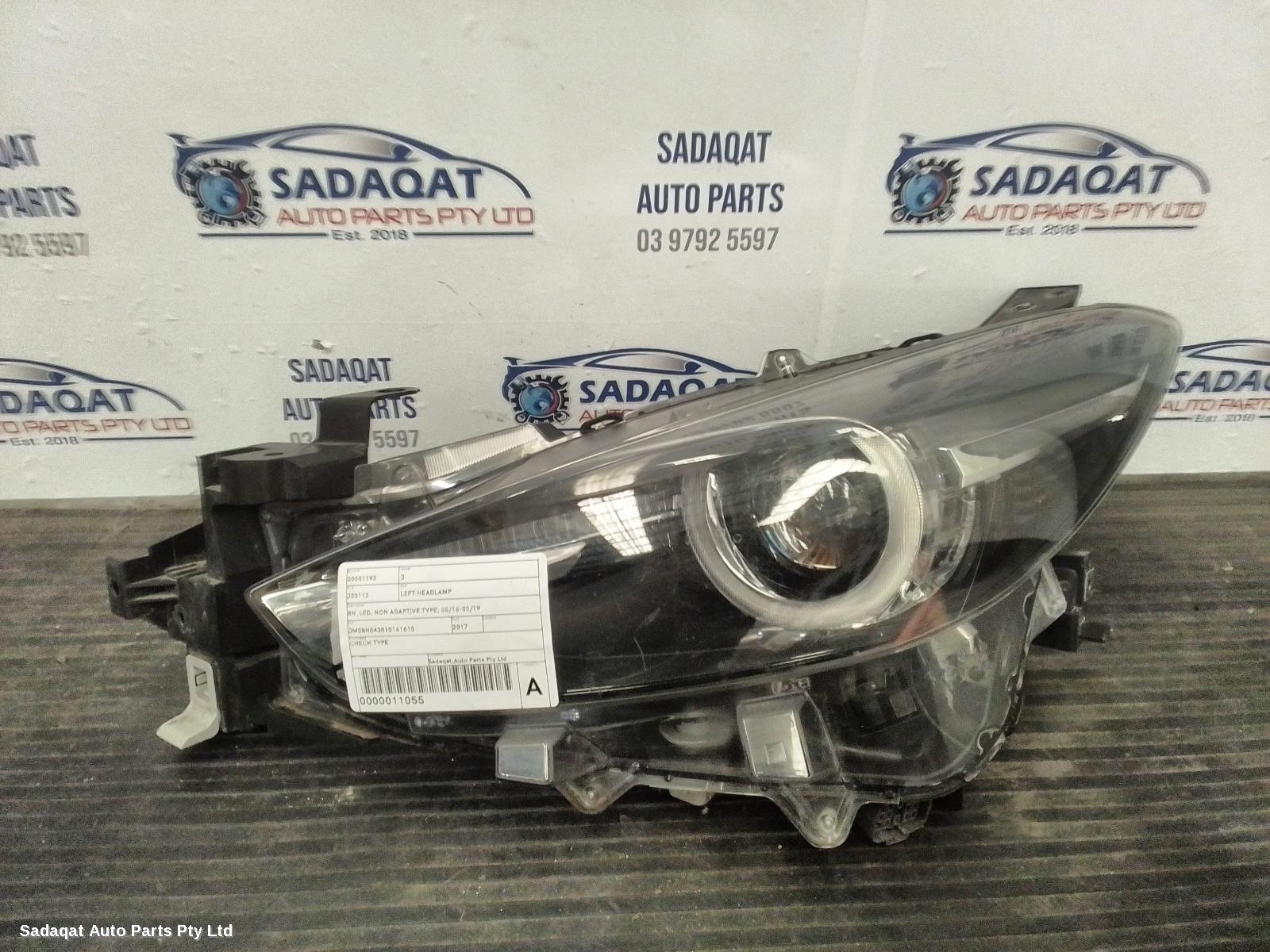 Mazda 3 Left Headlamp