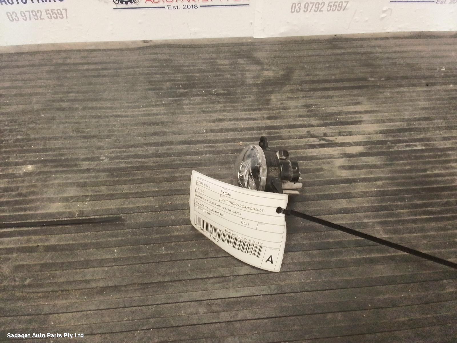 Volvo Xc40 Left Indicator/fog/side