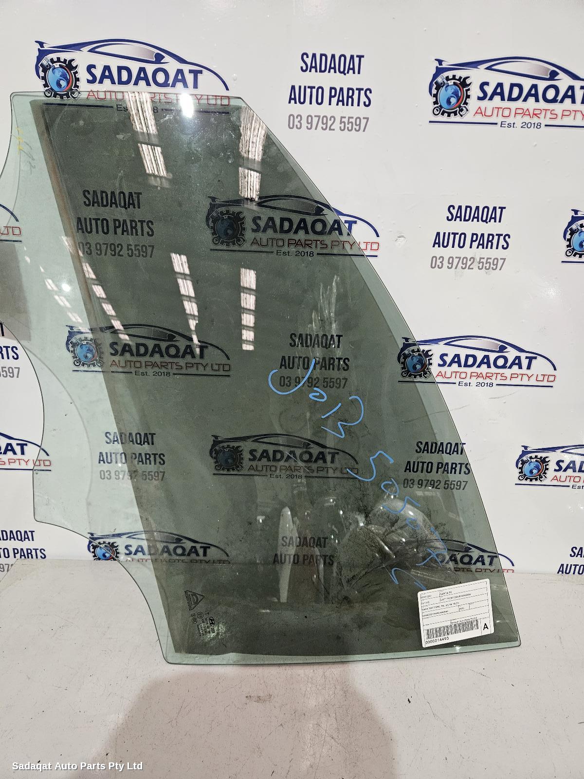 Hyundai Santa Fe Left Front Door Window