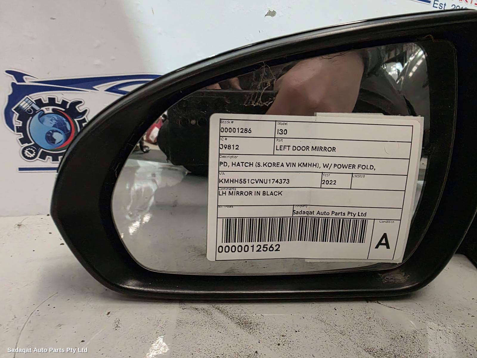 Hyundai I30 Left Door Mirror