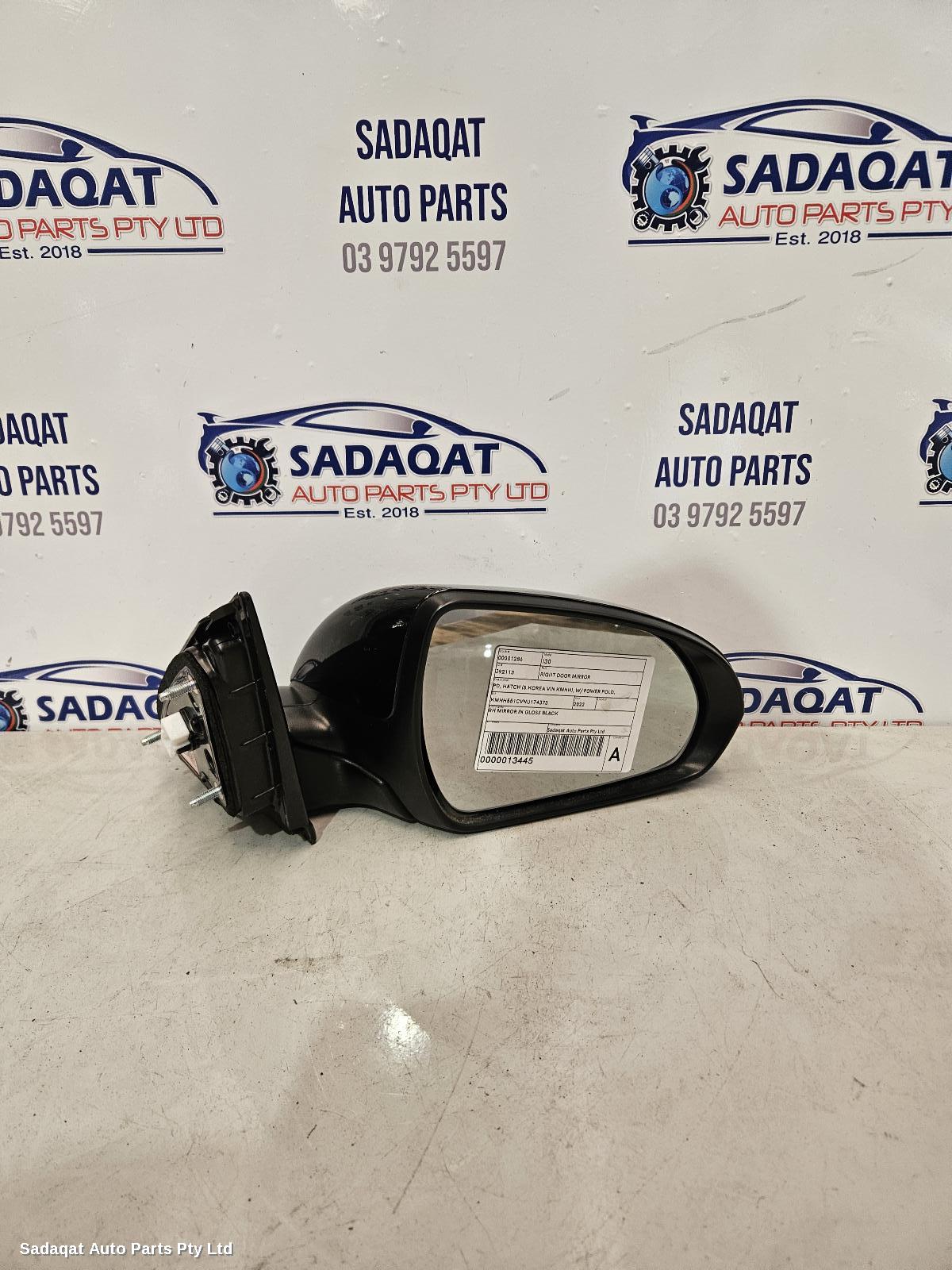 Hyundai I30 Right Door Mirror