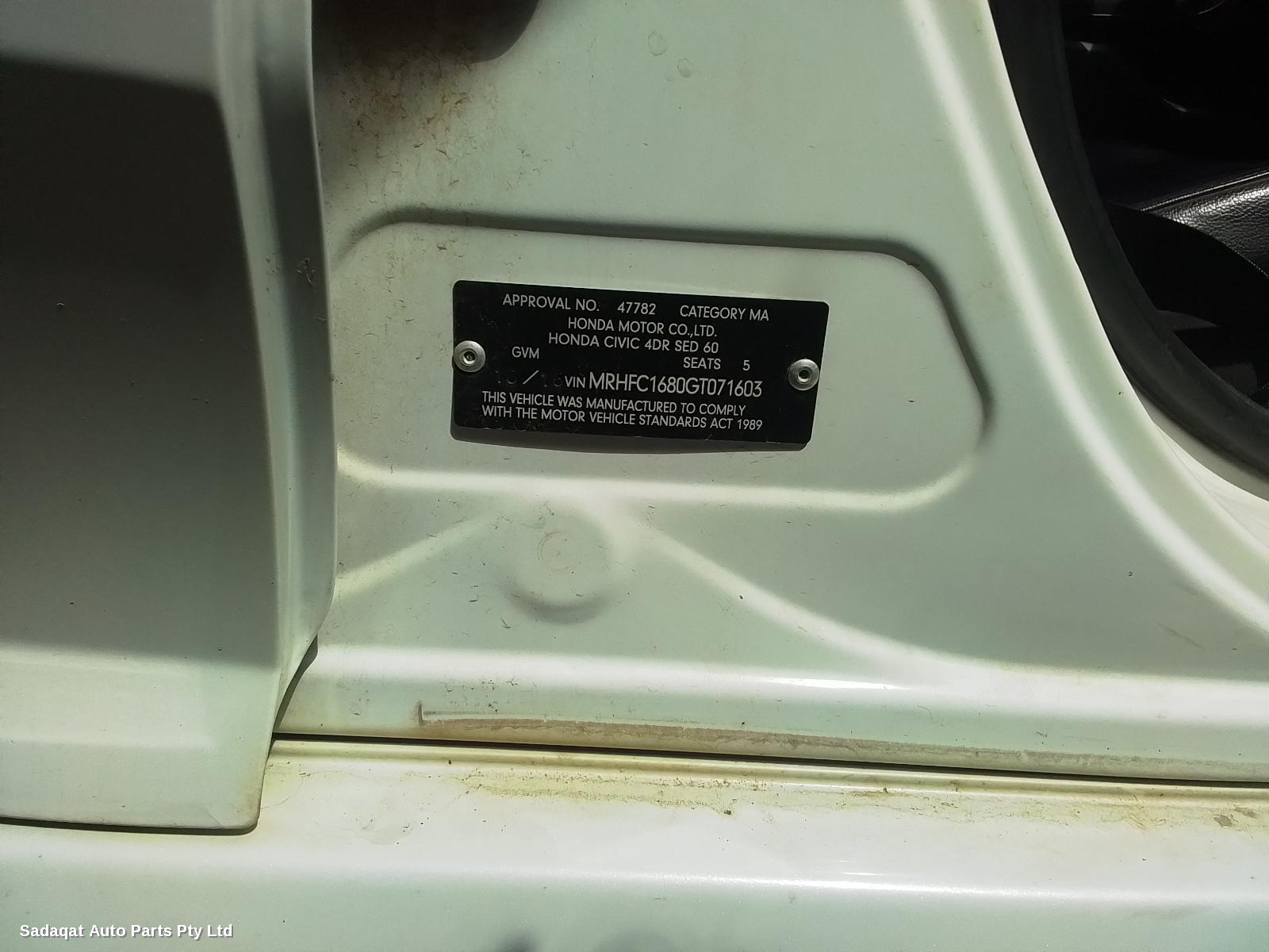 Honda Civic Right_rear_door_sliding