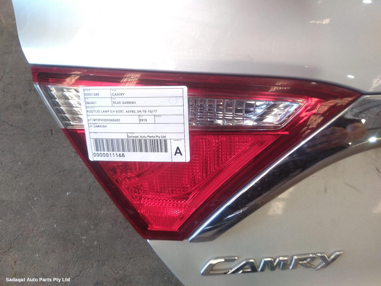 Toyota Camry Rear Garnish