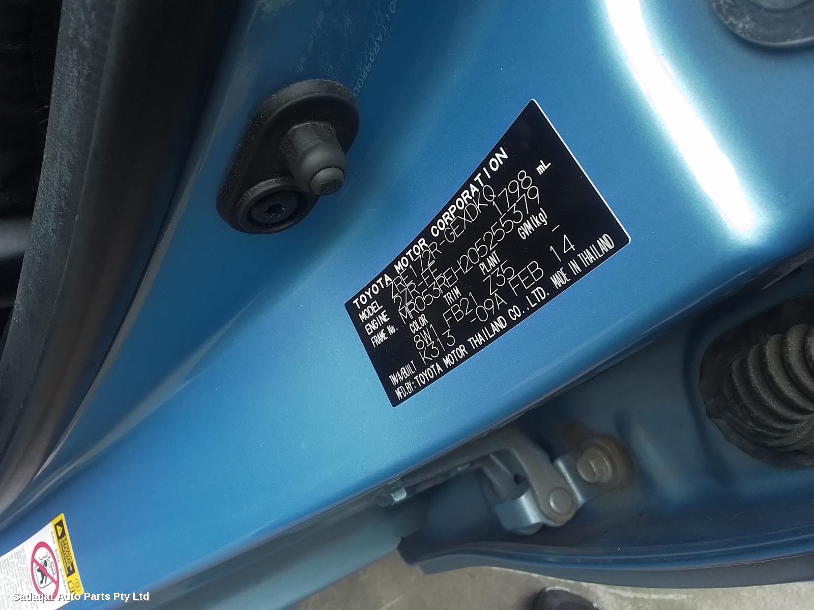 Toyota Corolla Left Front Door