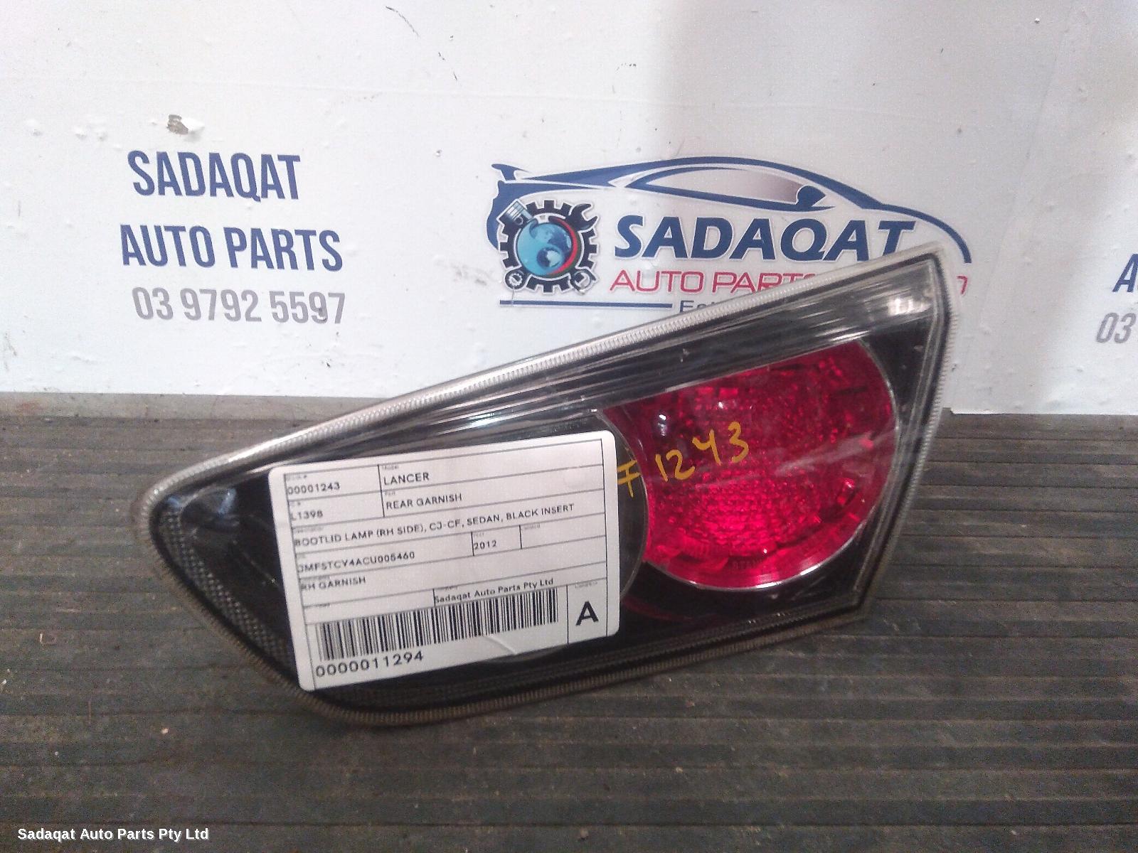 Mitsubishi Lancer Rear Garnish