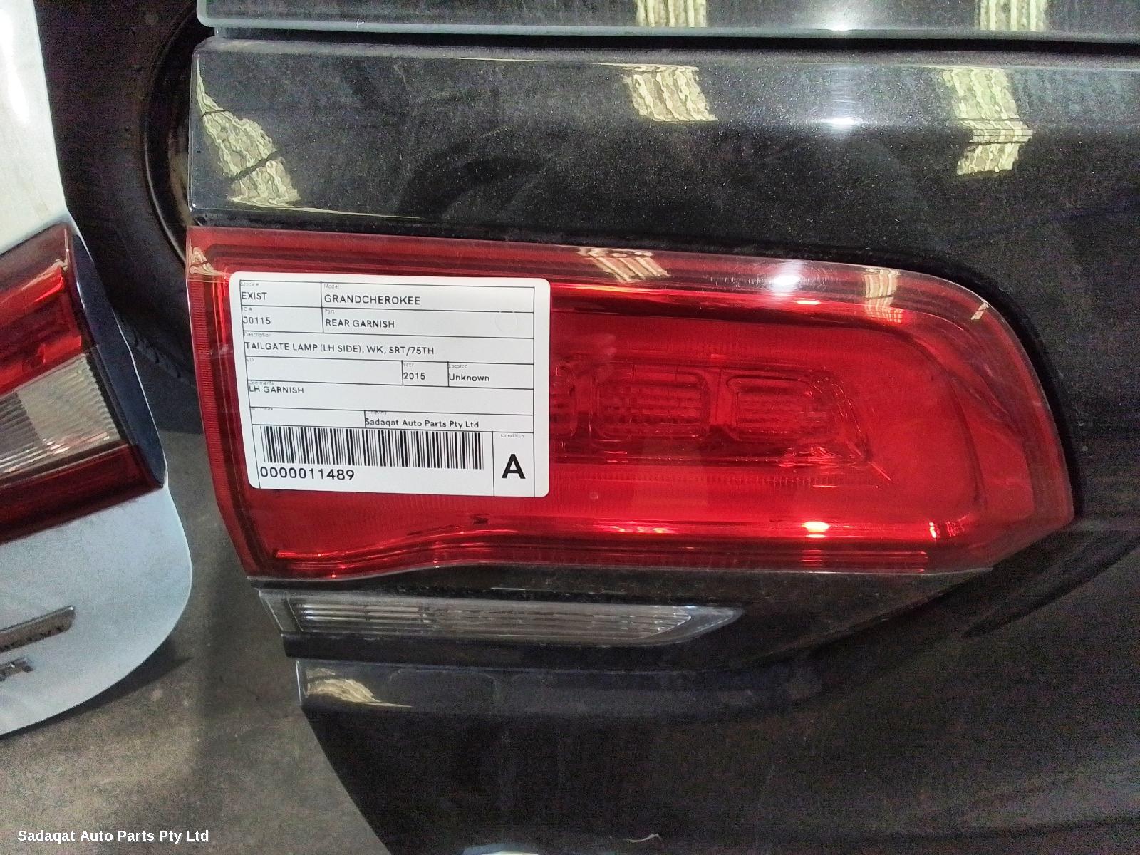 Jeep Grandcherokee Rear Garnish