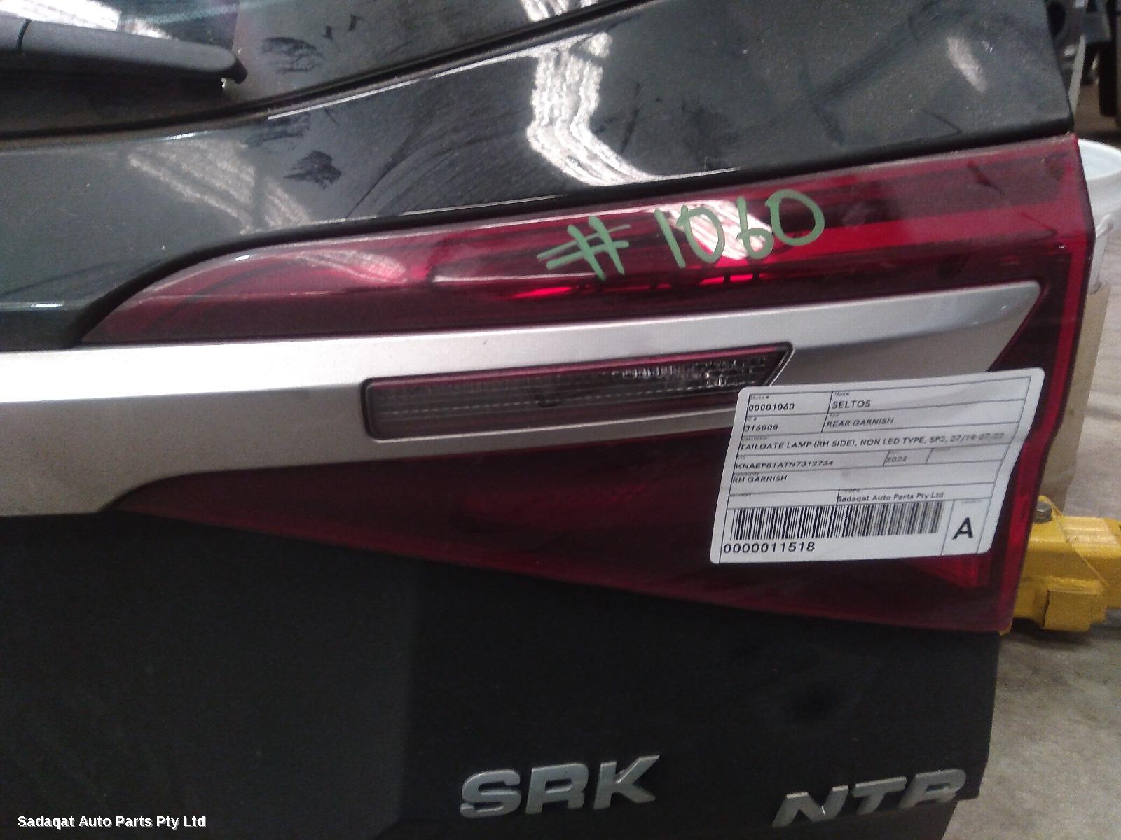 Kia Seltos Rear Garnish