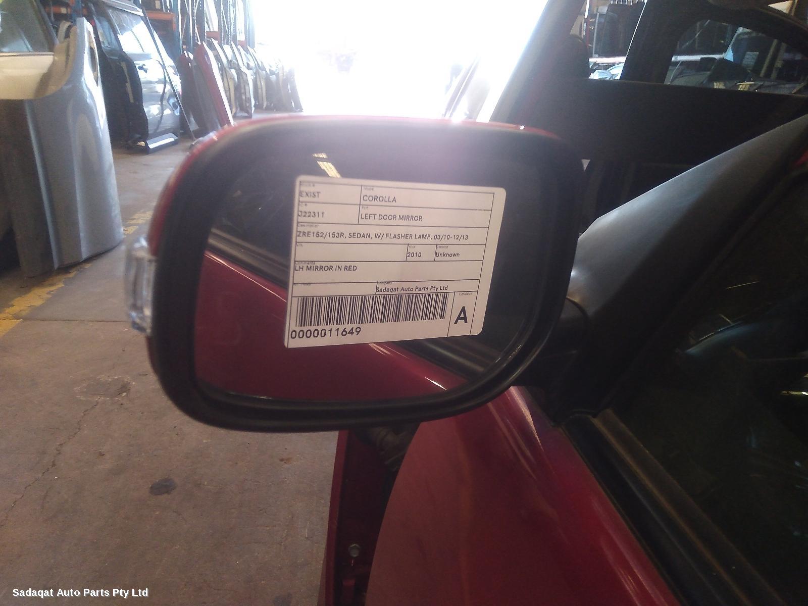 Toyota Corolla Left Door Mirror