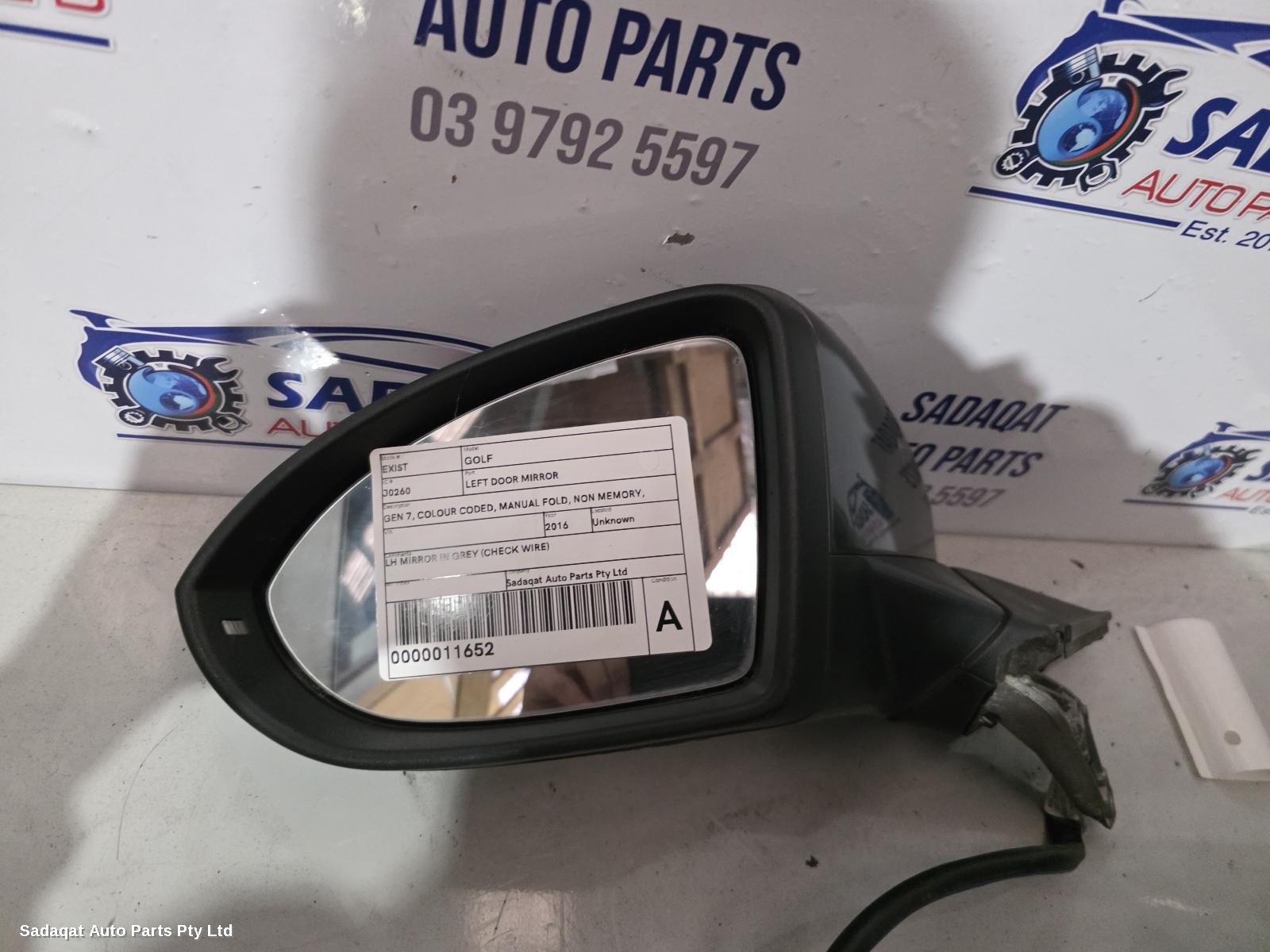 Volkswagen Golf Left Door Mirror