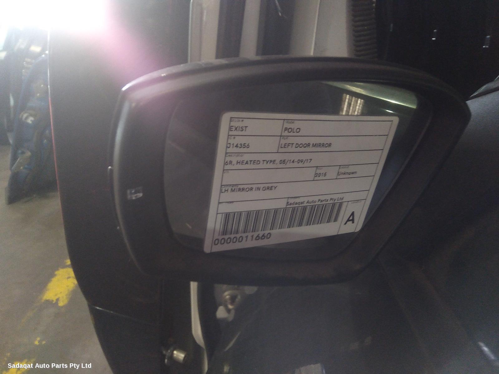 Volkswagen Polo Left Door Mirror