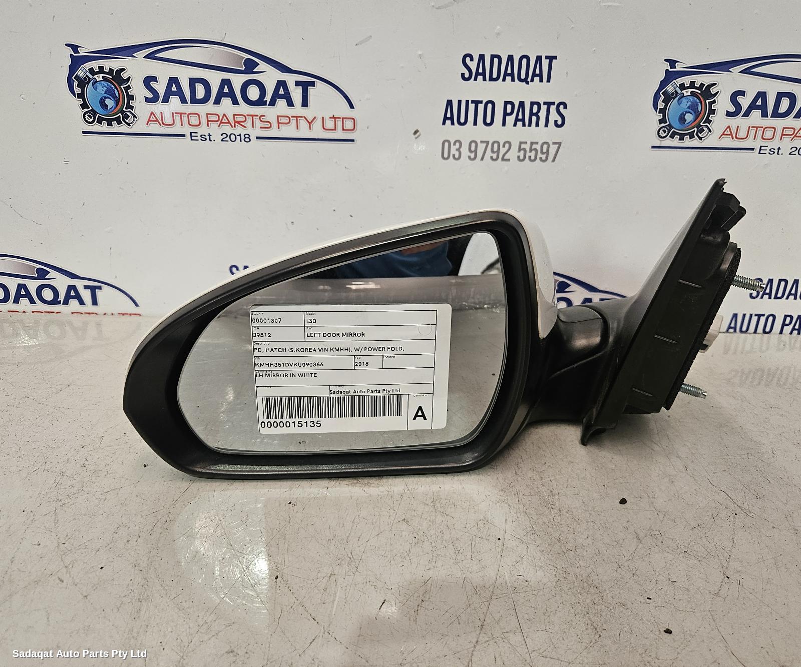 Hyundai I30 Left Door Mirror