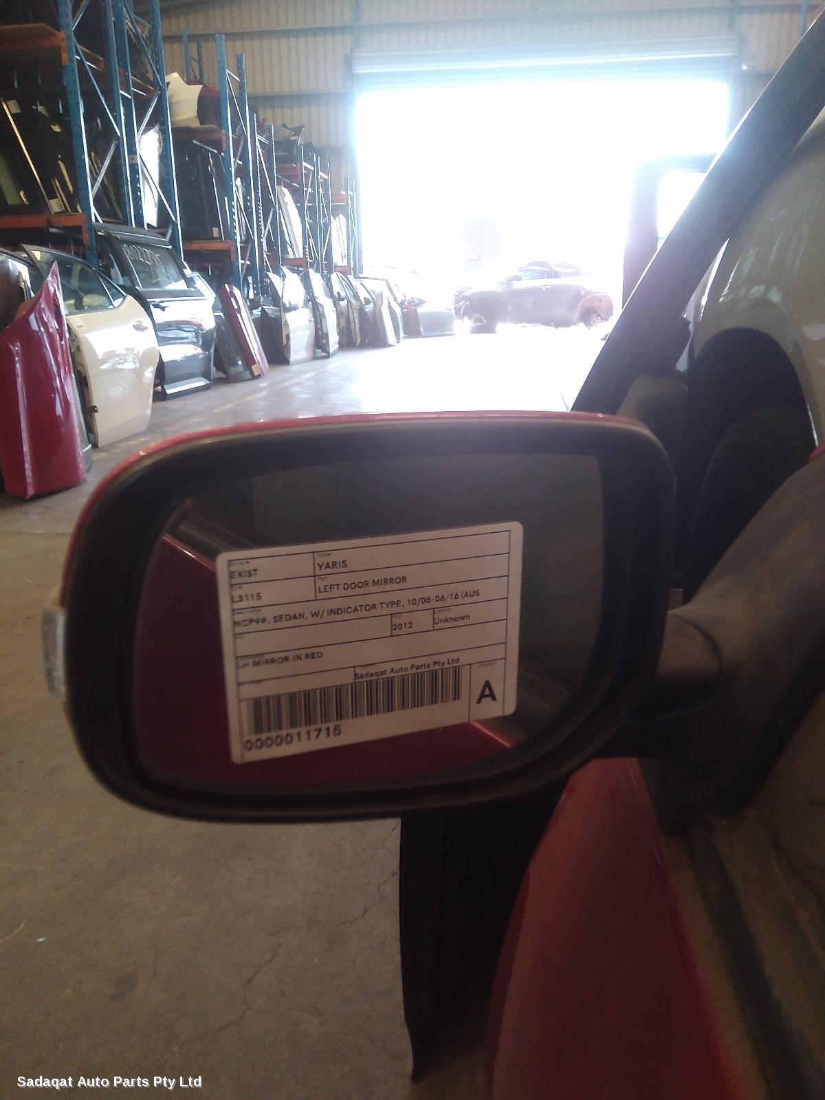 Toyota Yaris Left Door Mirror