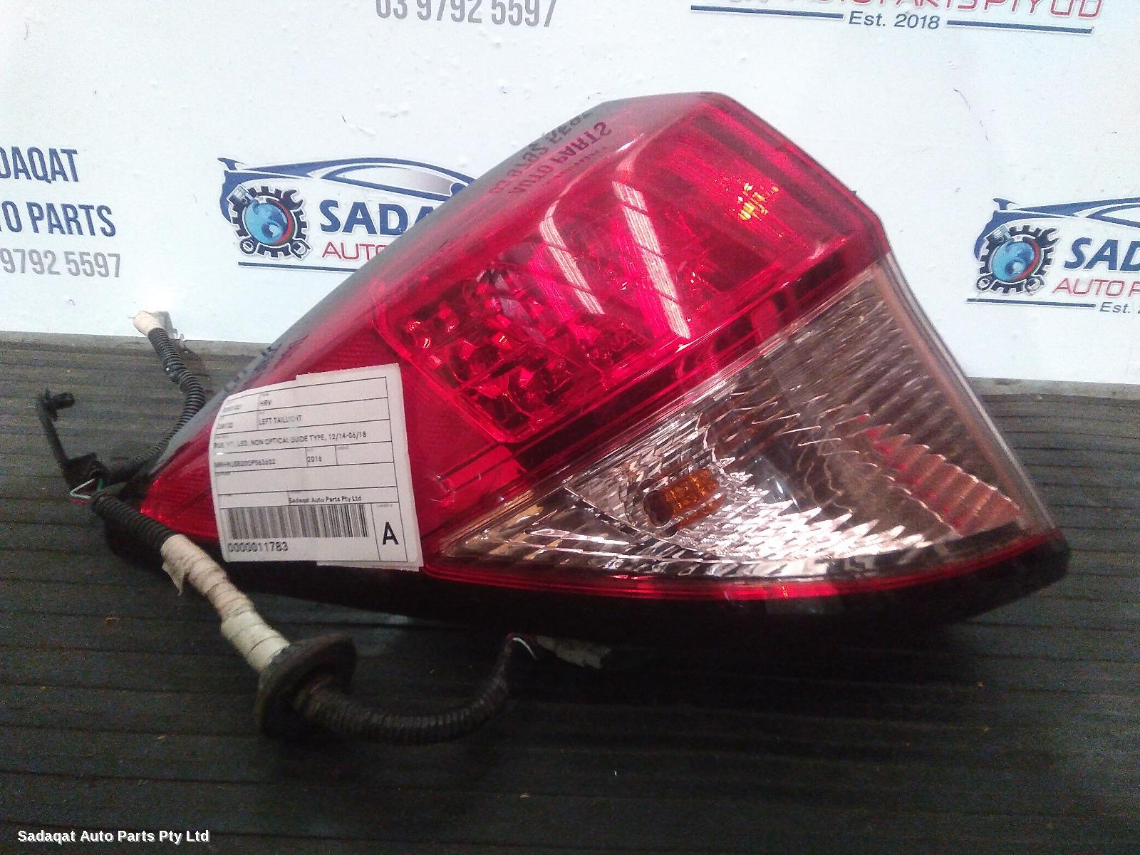 Honda Hrv Left Taillight
