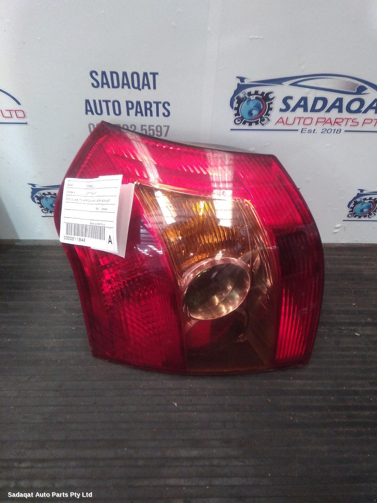 Toyota Corolla Left Taillight