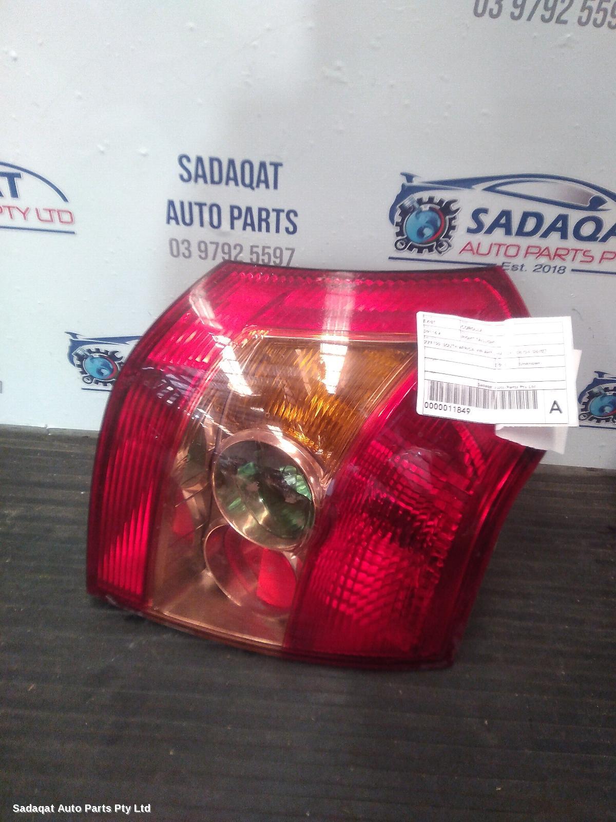 Toyota Corolla Right Taillight