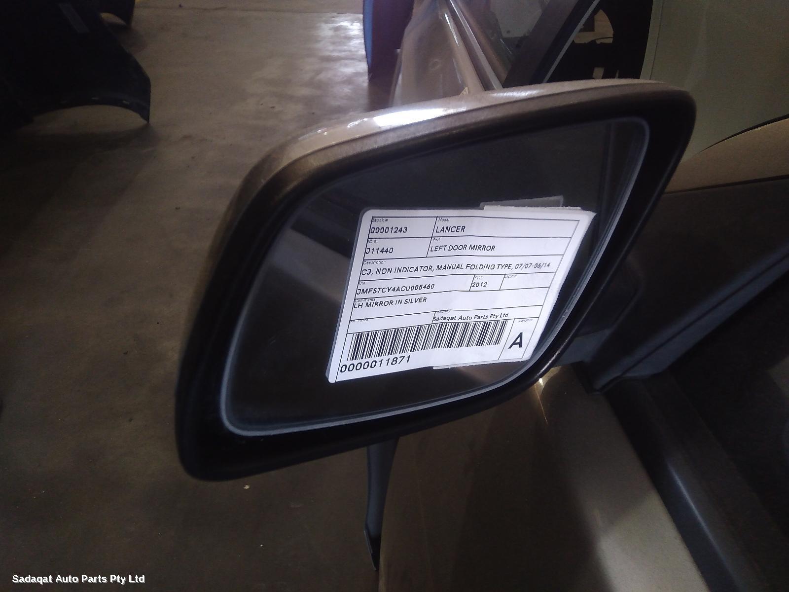 Mitsubishi Lancer Left Door Mirror