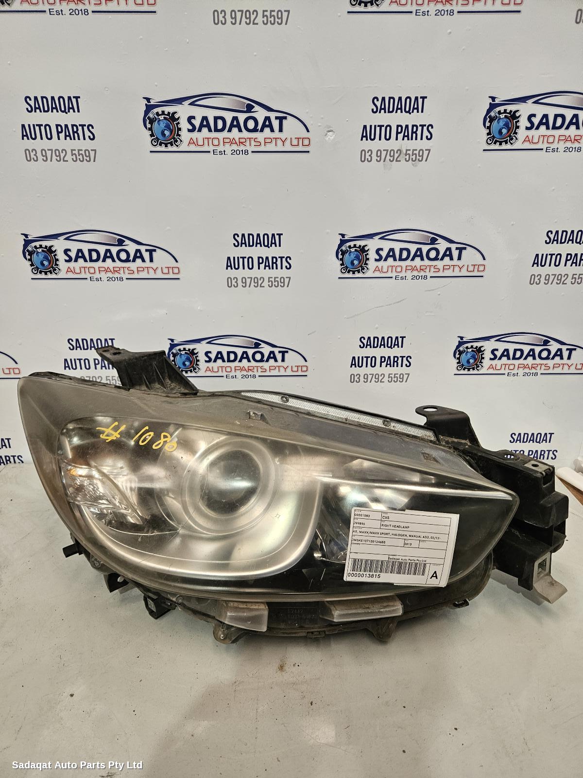 Mazda Cx5 Right Headlamp