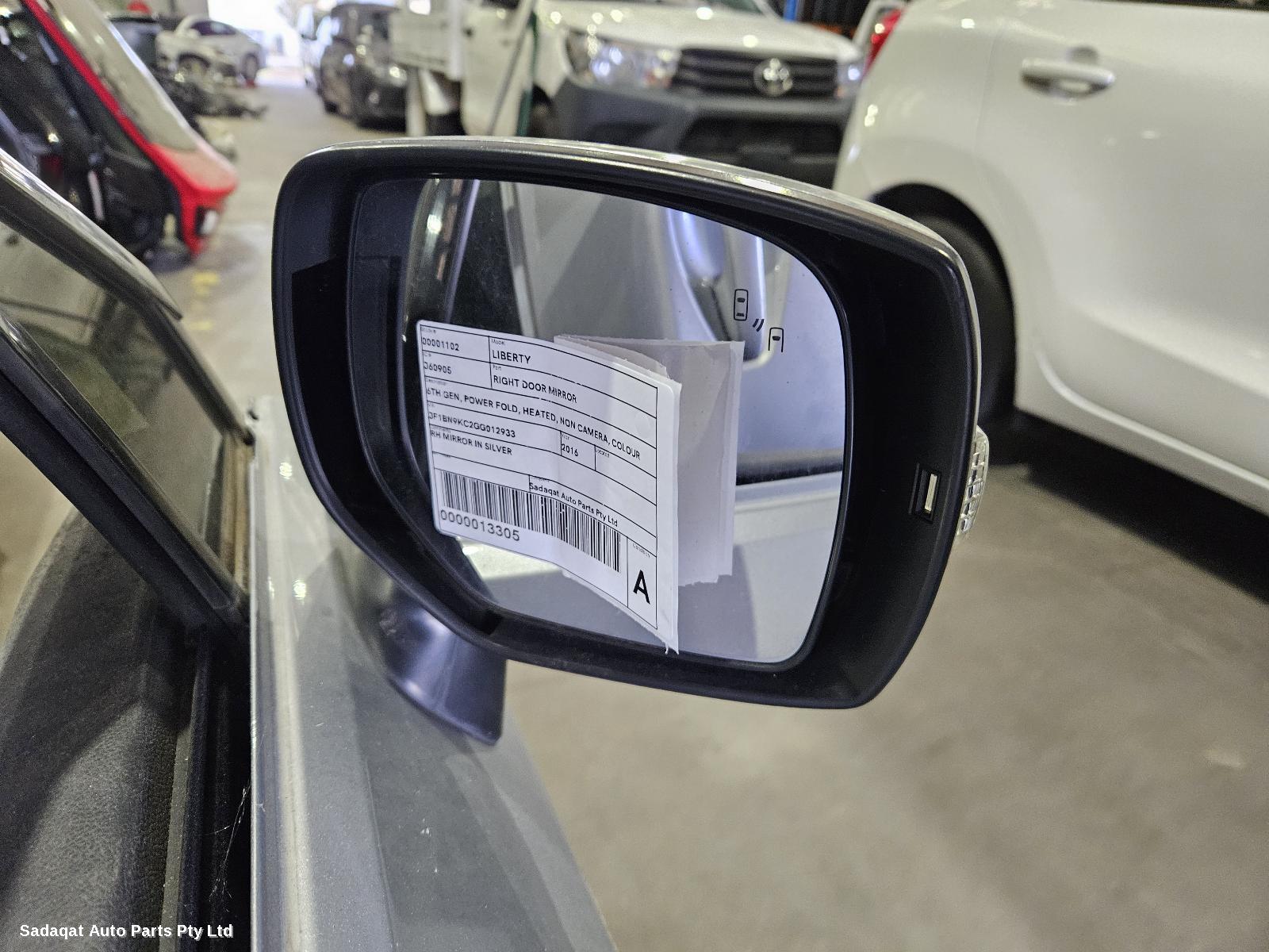 Subaru Liberty Right Door Mirror