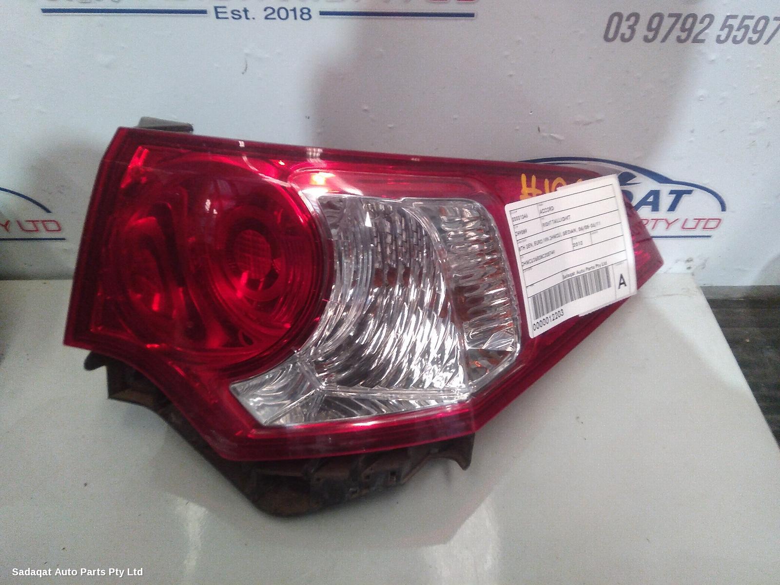 Honda Accord Right Taillight