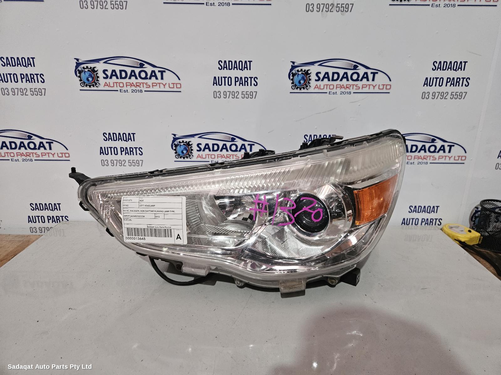 Mitsubishi Asx Left Headlamp