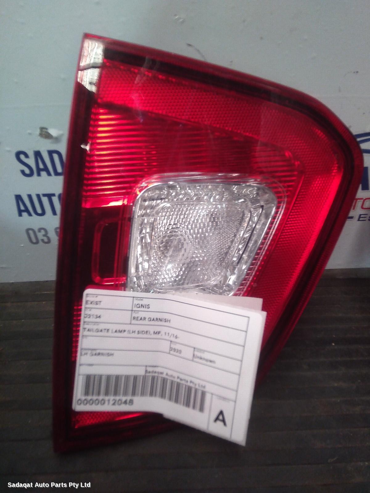 Suzuki Ignis Rear Garnish