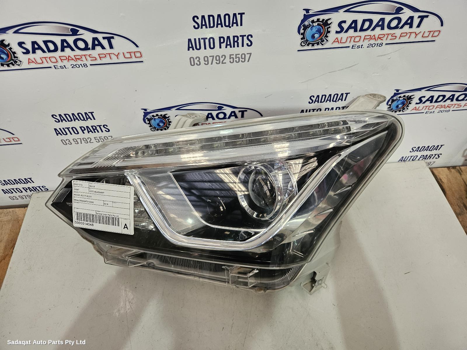Isuzu Mu-x Left Headlamp