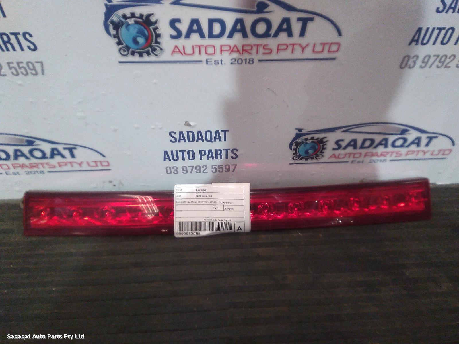 Toyota Tarago Rear Garnish