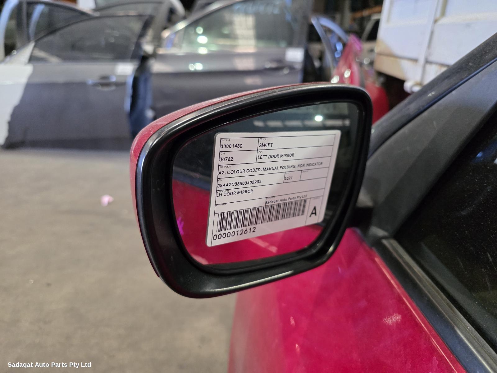 Suzuki Swift Left Door Mirror