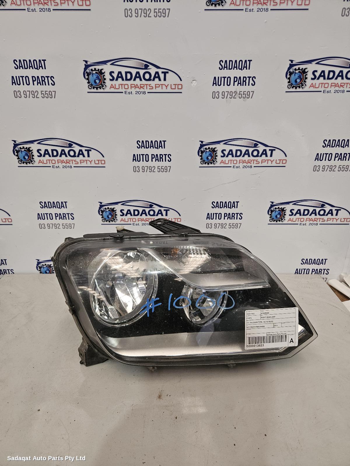 Volkswagen Amarok Right Headlamp