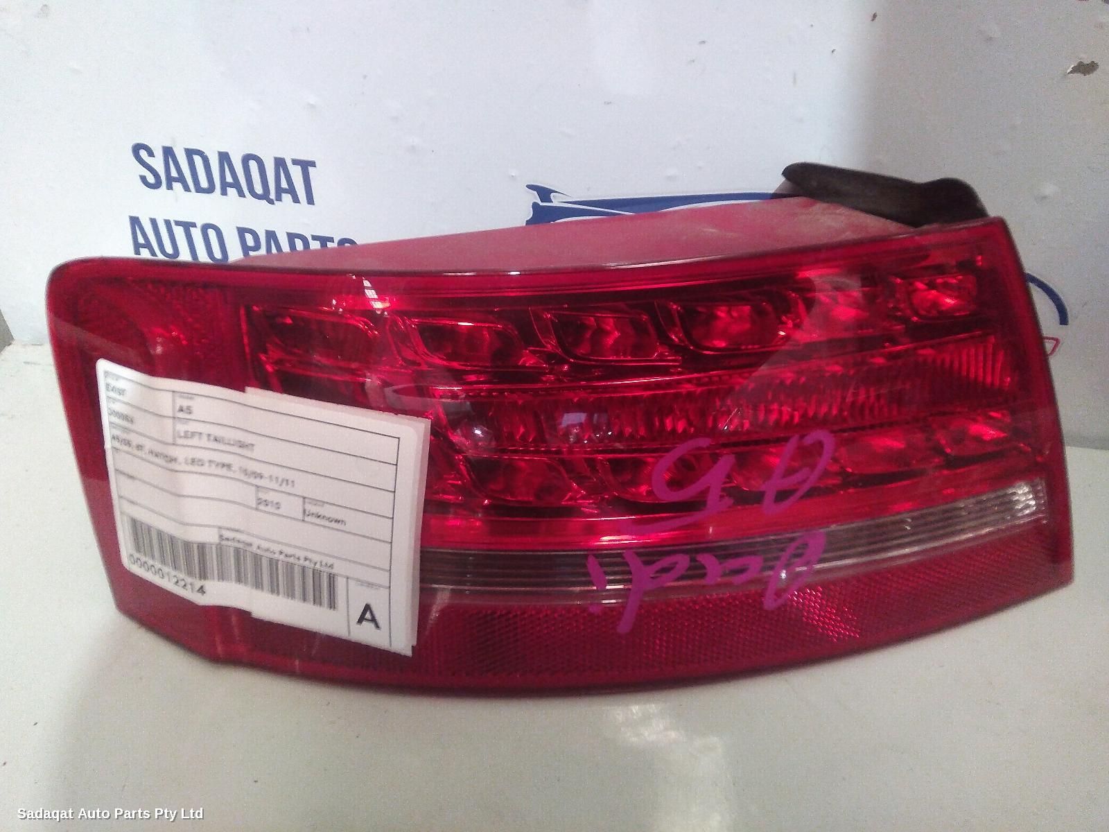 Audi A5 Left Taillight